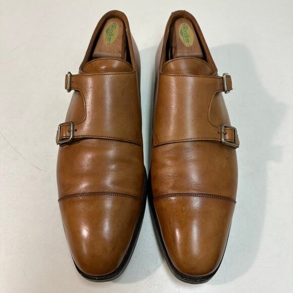 NEW HEELS Crockett & Jones x Polo Ralph Lauren Double Monk Strap England 10.5 D - Picture 3 of 12